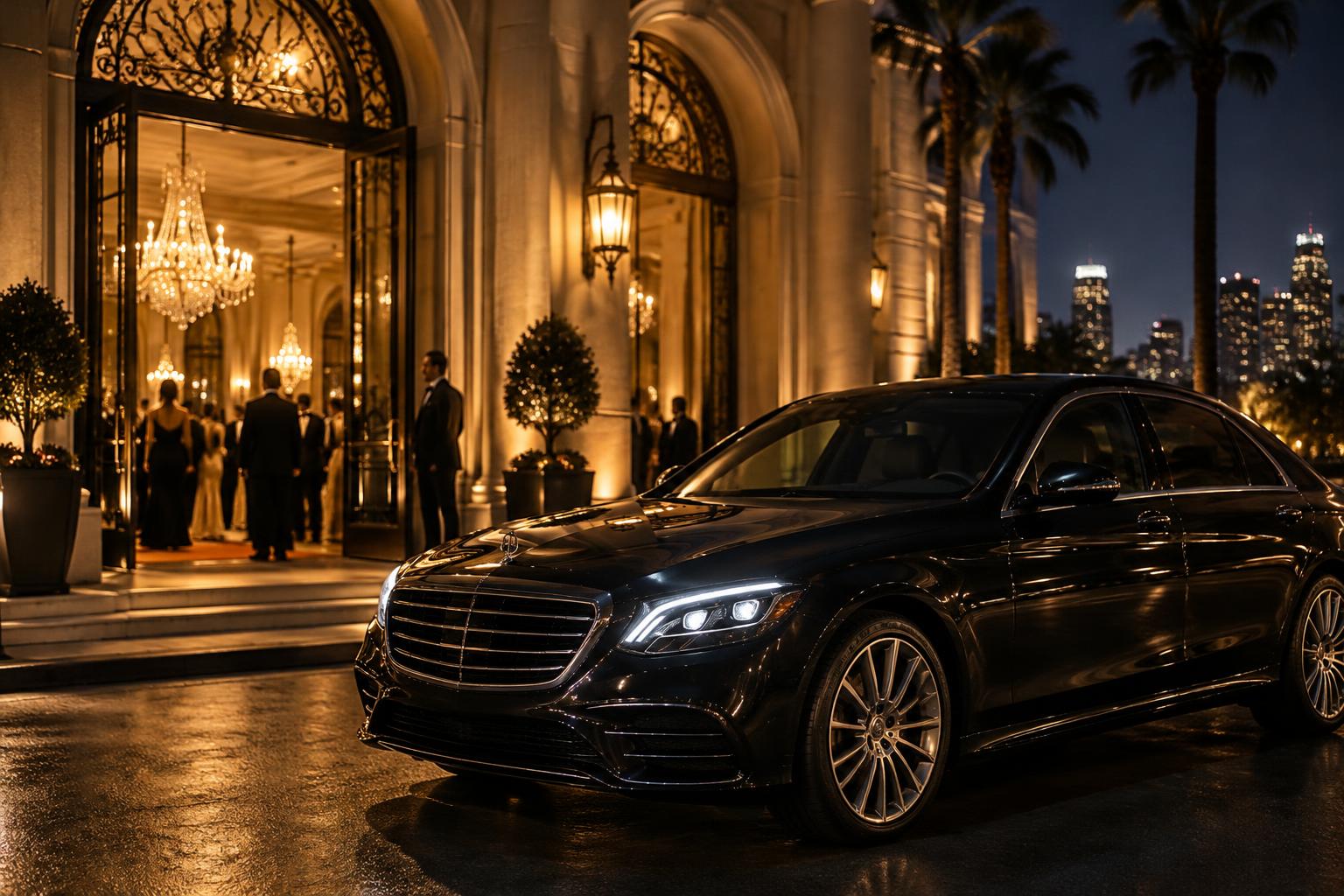 Sample upscale evening arrival